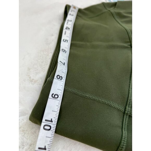 NWT ZELLA GIRL Size/XXS Yoga + Studio Kids' Live In Crop Leggings Pockets Green - Picture 5 of 10